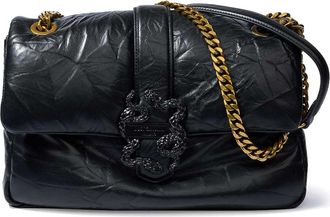 Just Cavalli Iconic Snakes puffy bag