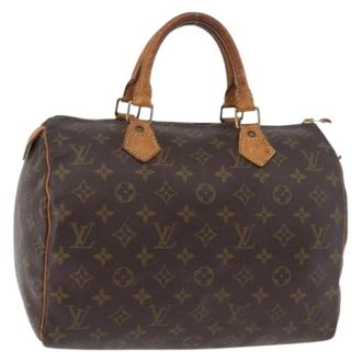 Louis Vuitton Pre-owned Handbags, female, Brown, Size: ONE SIZE Pre-owned Speedy 30 Hand Bag