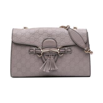 Gucci Pre-owned Shoulder Bags, female, Brown, Size: ONE SIZE Pre-owned Shoulder Bag with Chain Strap