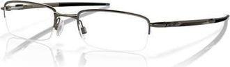 Oakley 54mm Rectangle optical glasses in Grey at Nordstrom