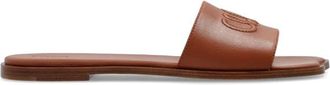 Chlo&eacute; Bloem dias - Dames - Sandalen - Bruin - 37 EU - Leer - Schoenen