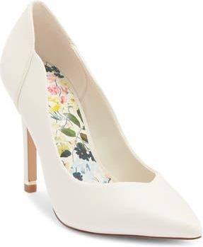 Ted Baker Camilla Pointed Toe Pump in Soft White at Nordstrom Rack, Size 9.5