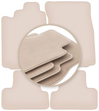 OEM Alfombrillas Premium Beige Para: Mitsubishi Eclipse Iv Coup&eacute; 2006