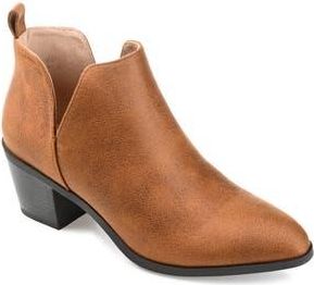 Journee Collection Lola Bootie - Wide Width in Brown at Nordstrom Rack, Size 5.5