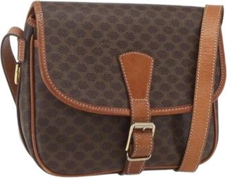 Celine Pre-owned Cross Body Bags, female, Brown, Size: ONE SIZE Pre-owned Plastic Crossbody Bag