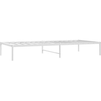 vidaXL Furniture Limited - Estructura De Cama Sin Colch&oacute;n Metal Blanco