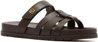 FRANKiE4 Kendall Slide Sandal in Chocolate at Nordstrom, Size 7.5