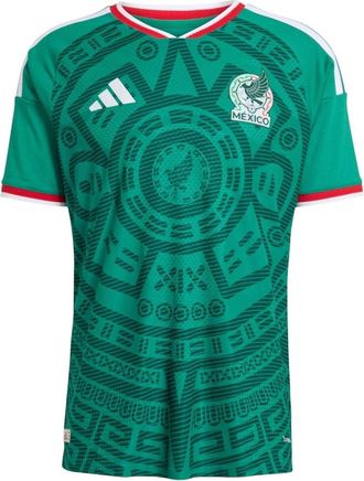 adidas Mexico 26 Home Authentic Jersey Asia Sizing Bold Green JL8540
