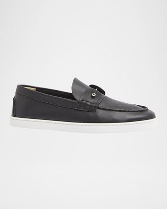 Christian Louboutin Men & apos;s Chambeliboat Leather Slip-On
