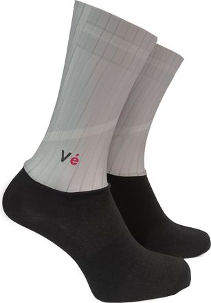 Generic VeloClassics Grey Aero Cyling Socks - Size 8-11 (UK)