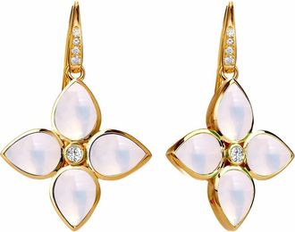Syna Bloom Florae Earrings in Moon Quartz at Nordstrom, Size Large