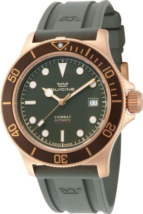 Glycine Mens Combat Sub Bronze 42mm Automatic Watch GL0325