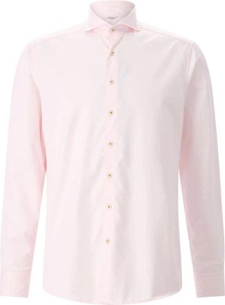 Stenstr&ouml;ms Casual Shirts - Heren - Casual Overhemden - Roze - S - Katoen - Overhemden