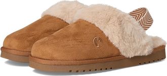 Billy Footwear BILLY Cozy Sling Scuff Womens Slippers Chestnut : 7 W, Synthetic