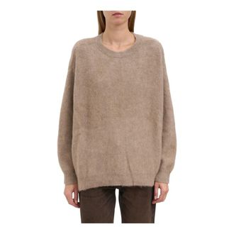 Avant Toi Round-neck Knitwear, female, Brown, XS, Round-neck Knitwear