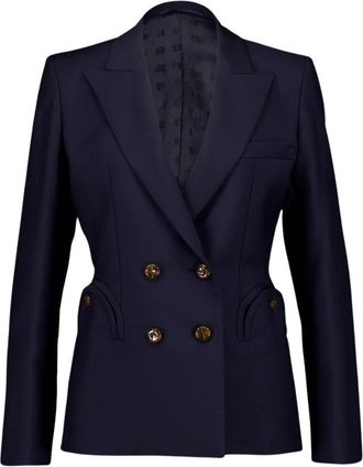Blaz&eacute; Milano Charmer Blazer - Dames - Blazers - Blauw - 2XS - Wol - Jassen