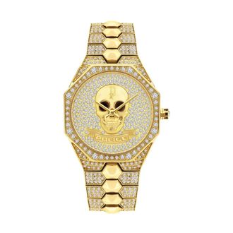 Police Gouden Roestvrij Stalen Kwarts Analoge Horloge - Dames - Accessoires - Geel - Maat: ONE Size