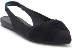 Rothy's The Twist Point Slingback in Black at Nordstrom Rack, Size 8