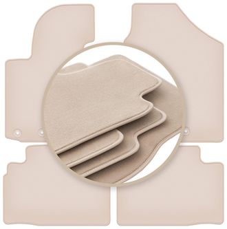 OEM Alfombrillas Beige Premium Para Hyundai Tucson Ii Suv 2009-2015