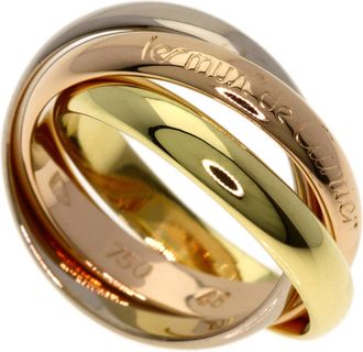 Cartier Trinity Yellow Gold (18K) Pink Gold (18K) White Gold (18K) Band Ring (Pre-Owned)