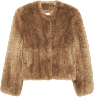 Stand Studio Halle Jacket - Dames - Jassen - Bruin - 2XS - Polyester - Jassen