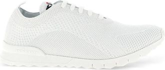 Kiton Sneakers Fit con lacci - Bianco