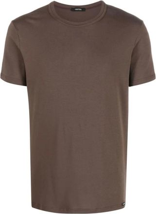 Tom Ford Hombre, Camisetas, Marrón, Talla: M
