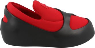 Ferragamo Lunar Paneled Slip-On Sneakers