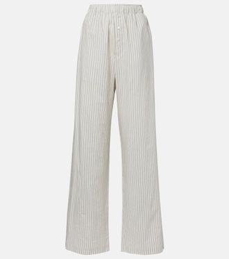 R&oacute;he R&oacute;he Pantaloni in seta e cotone a righe