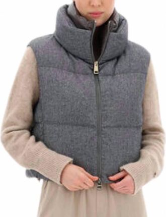 Herno Ultralight Sleeveless Jacket In Grey