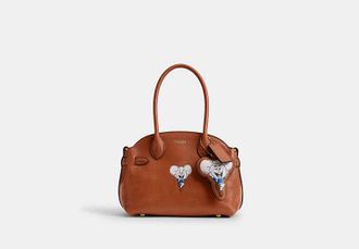 Coach Brain Dead Empire Carryall Bag 21 With Kachi Mouse And Charm