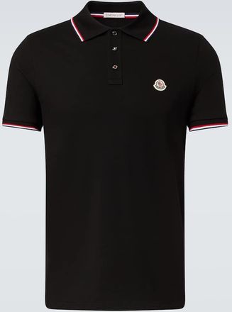 Moncler Permanent cotton jersey polo shirt