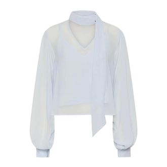 Gestuz Blouses, female, Blue, Size: L Blouse
