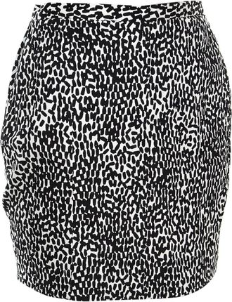 Diane Von Fürstenberg silk mini skirt - White