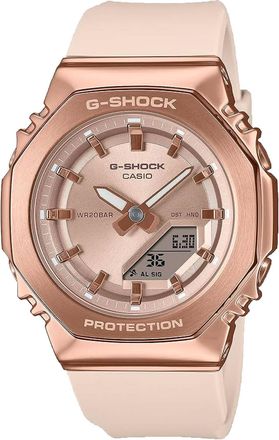 Casio Womens G-Shock GMS2110 Series Rose gold Dial Watch