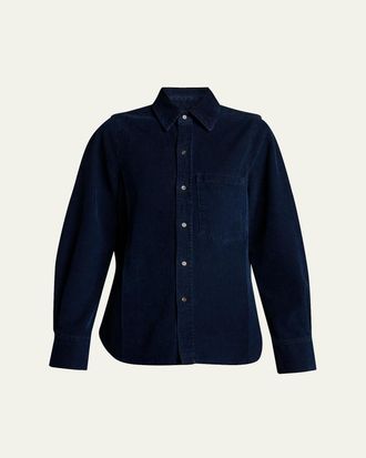 Victoria Beckham Corduroy Button-Down Shirt