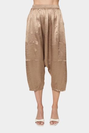 Atelier Delphine Kiko Satin Pants In Latte