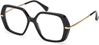 Max Mara Mm 5175 Optical Frame - unisex - Brillen - Zwart - 52 MM - Accessoires