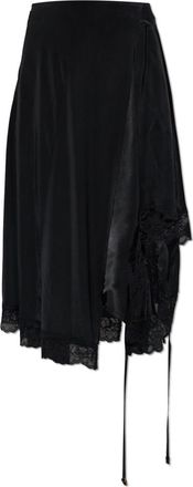 VETEMENTS Lace Skirt - Dames - Midirokken - Zwart - XS - Rokken