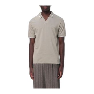 Emporio Armani Polo in cotone - - Tops - Donna - Verde - S