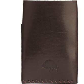 Ezra Arthur No. 2 Card Holder Wallet in Malbec at Nordstrom