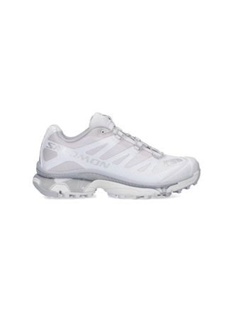 Salomon Grey Lightweight Sneakers With Quicklace System And Rugged Outsole