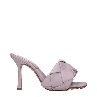Bottega Veneta Damens Sandalen Rosa/Magnolienleder