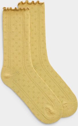 Simons Womens Pointelle pattern socks