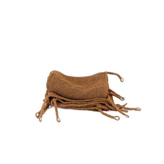 Bazar Bizar Vela de sombra triangular de fibra de coco marr&oacute;n 350x350x3cm