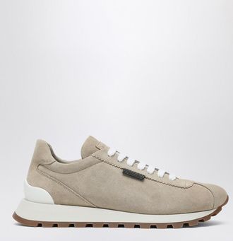 Brunello Cucinelli Suede sneakers with Shiny Tab
