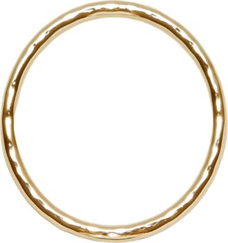 Argento Vivo Hammered Oval Bangle in Gold at Nordstrom