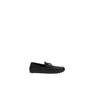 Gucci Loafers, male, Black, Size: 7 1/2 US Bos Taurus Slip-On Loafers