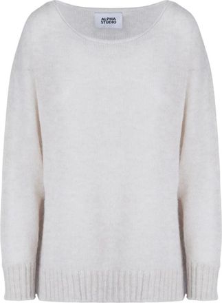Alpha Studio Maglieria girocollo - - Knitwear - Donna - Beige - L