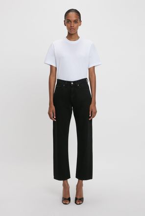 Victoria Beckham Bernie Jean In Washed Black 24